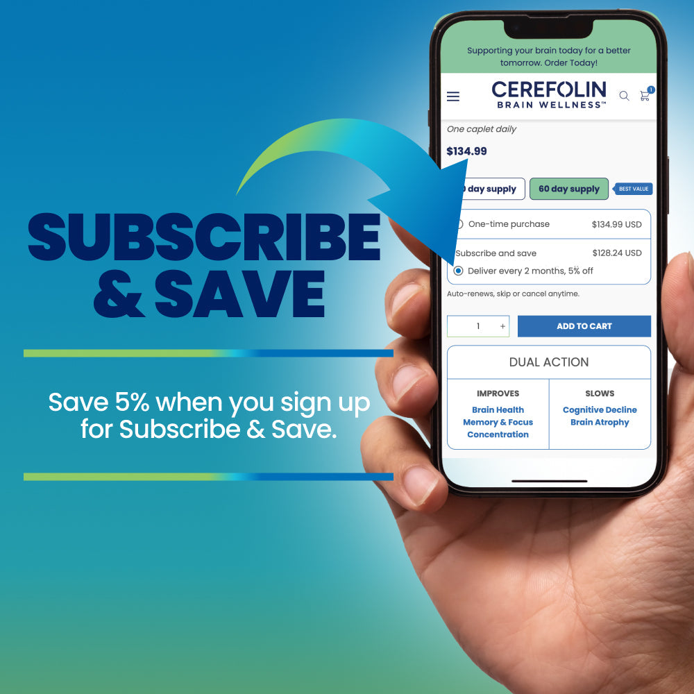 Cerefolin Brain Wellness™ Good for you and your brain